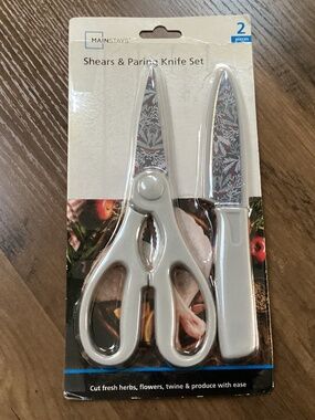 Mainstays Shears & Paring Knife Set NEW